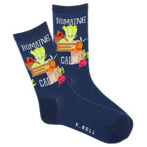 K.Bell Women's Romaine Calm Crew Socks
