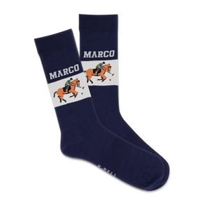 K.Bell Men's Marco Polo Crew Socks