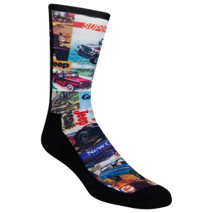 Jeep® Women's Vintage Ads Crew Socks - Lightweight, Cushioned Comfort