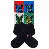HOTSOX Men's Pop Dog Active Crew Socks