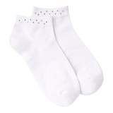 K.Bell Women's Rhinestone Cuff Golf Footie Ankle Sock