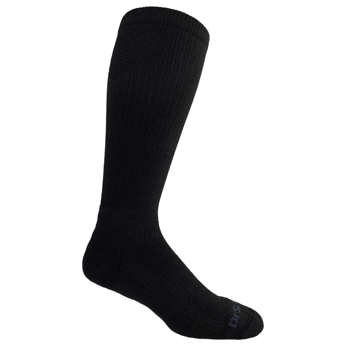 Black Dr. Scholl's knee high compression socks.