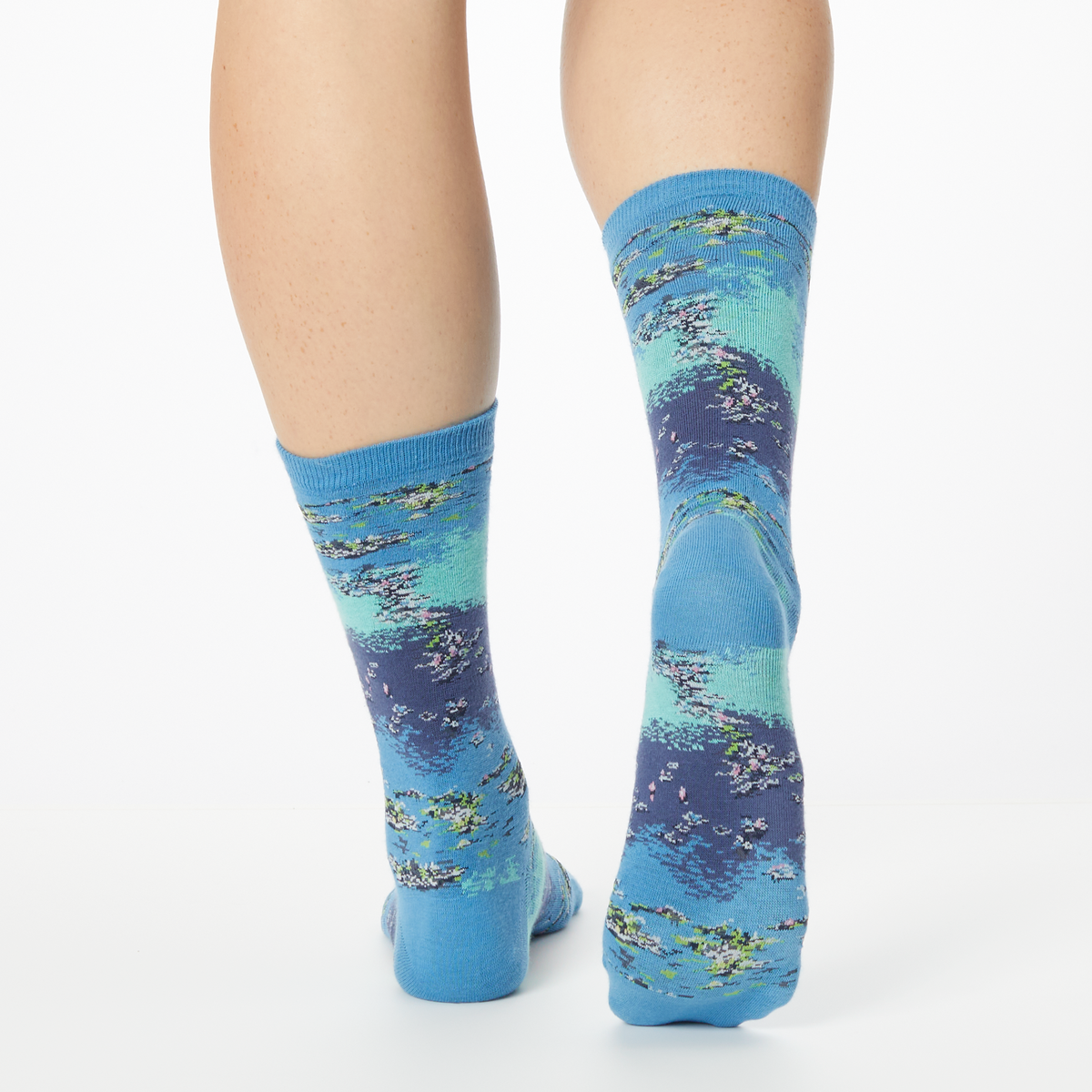 Women's Monet's "Water Lilies" Crew Socks