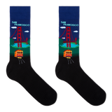 HOTSOX Men's San Francisco's Golden Gate Bridge Crew Socks thumbnail