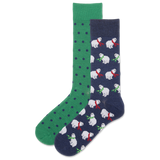 HOTSOX Men's Polar Bears Crew Sock