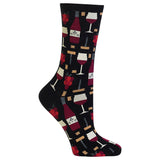 HOTSOX Women's Wine Crew Socks thumbnail