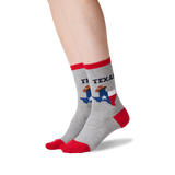 HOTSOX Women's Texas Crew Socks thumbnail