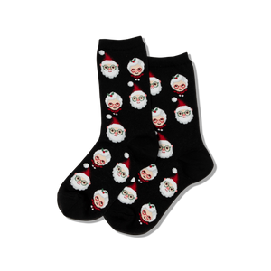 Women's Santa and Mrs. Claus Socks