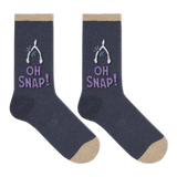 HOTSOX Women's Oh Snap Crew Socks