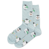HOTSOX Women's Fuzzy Irish Sheep Crew Sock thumbnail