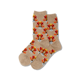 HOTSOX Women's Turkey Dog Crew Sock