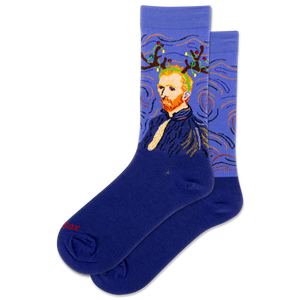 HOTSOX Women's Reindeer Van Gogh Crew Sock