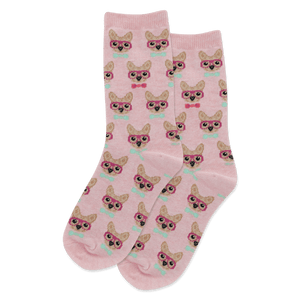 HOTSOX Kid's Smart Frenchie Crew Socks