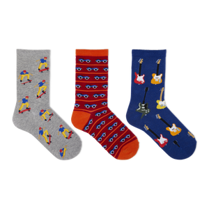 HOTSOX Kid's Assorted Car Guitar Socks