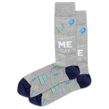 HOTSOX Men's Happy Me Day Crew Socks thumbnail