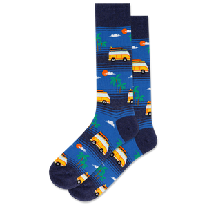 HOTSOX Men's Beach Van Crew Sock