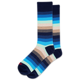 HOTSOX Men's Ombre Stripe Crew Socks