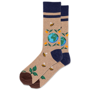 HOTSOX Men's Earth Day Crew Socks