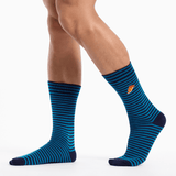 HOTSOX Men's Embroidered Pizza Crew Socks 3 Pair Pack