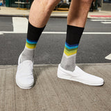 HOTSOX Men's Chevron Crew Socks 3 Pair Pack