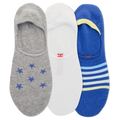 Men's Stars & Stripes Foot Liner Socks 3-Pack