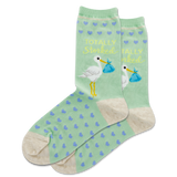 HOTSOX Women's Totally Storked Crew Socks