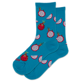 HOTSOX Women's Dragon Fruit Crew Socks