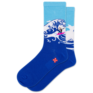 HOTSOX Women's Ride the Wave Crew Sock