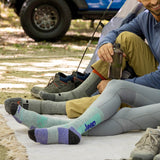 Jeep® Women's Wool Blend Logo Crew Socks - Breathable Comfort