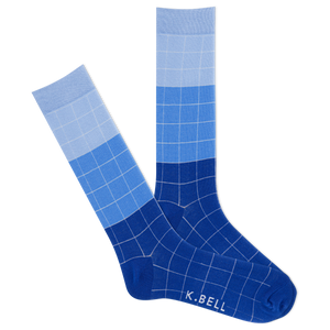 K.Bell Men's Pool Tiles Crew Sock