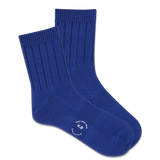 K.Bell Men's Solid Ribbed Short Crew Sock