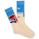 K.Bell Men's Beach Hut Crew Sock