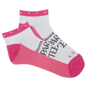 K.Bell Women's I Love to Par-Tee Low Cut Sock