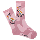 K.Bell Women's Stay Pawsitive Crew Sock