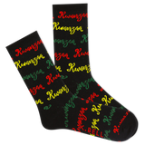 K.Bell Women's Kwanzaa Crew Socks