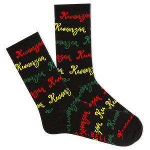 K.Bell Women's Kwanzaa Crew Socks