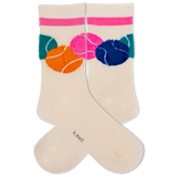 K.Bell Women's Fuzzy Tennis Crew Sock thumbnail