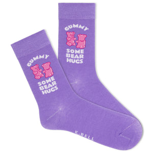 K.Bell Women's Gummy Bear Crew Sock