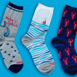 HOTSOX Women's Make A Splash Metallic Crew thumbnail