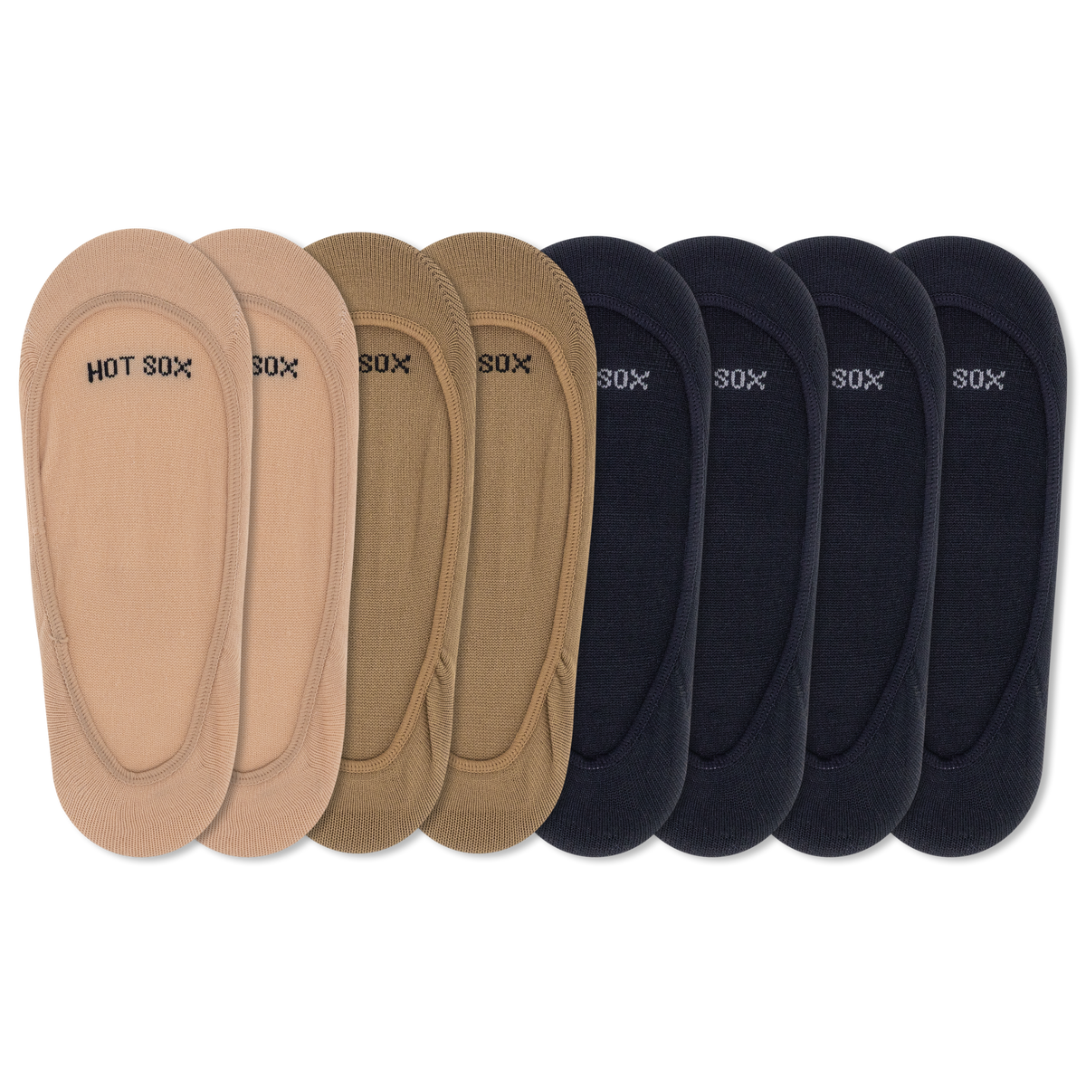 Assorted HOTSOX Women's Foot Liner – 8 Pack