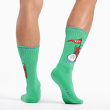 K.Bell Men's Active 19th Hole Rules Golf Crew Socks