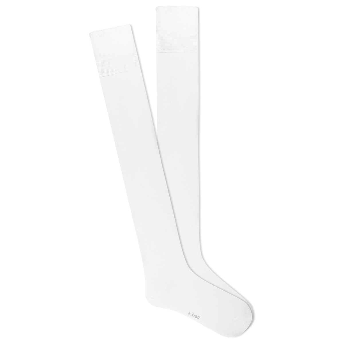 Women's thigh high white socks