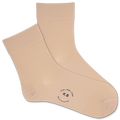 K.Bell striped and solid microfiber crew socks in various colors and patterns on a white background