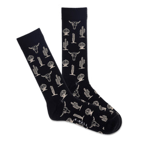 K.Bell Men's Desert Repeat Crew Sock