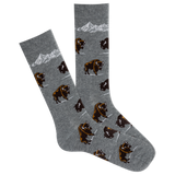 K.Bell Men's Winter Bison Crew Sock