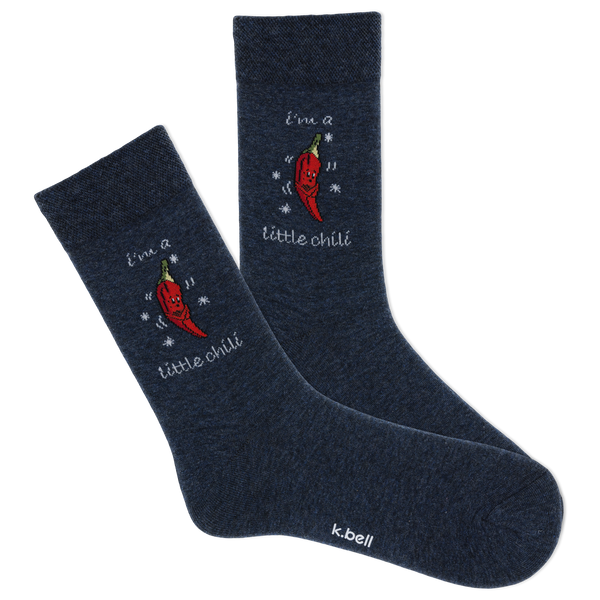 K.Bell Women's I'm A Little Chilli Crew Sock