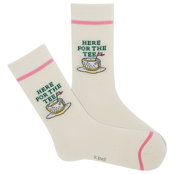 K.Bell Women's Here For The Tee Crew Sock