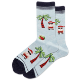 HOTSOX Kid's Summer Santa Crew Socks
