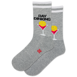 HOTSOX Women's Day Dinking Active Crew Socks