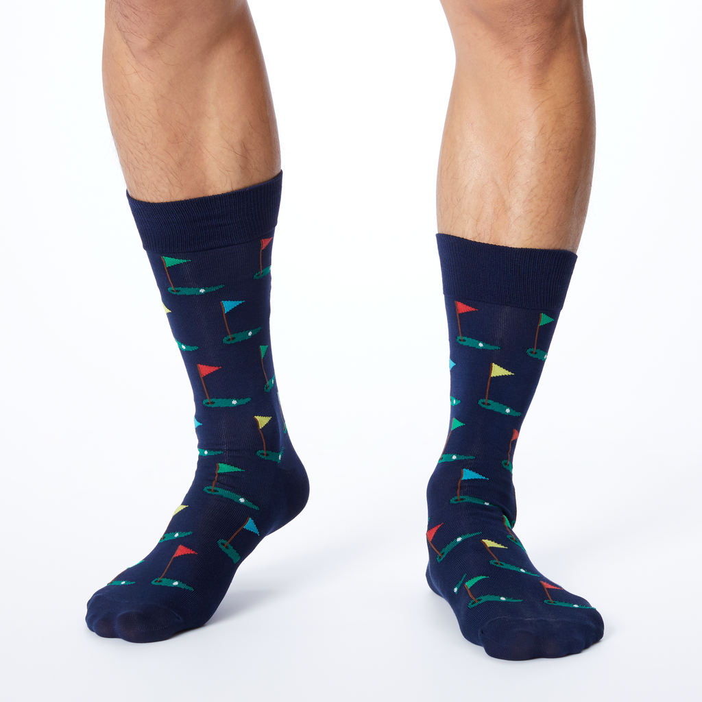 Men's Golf Crew Socks
